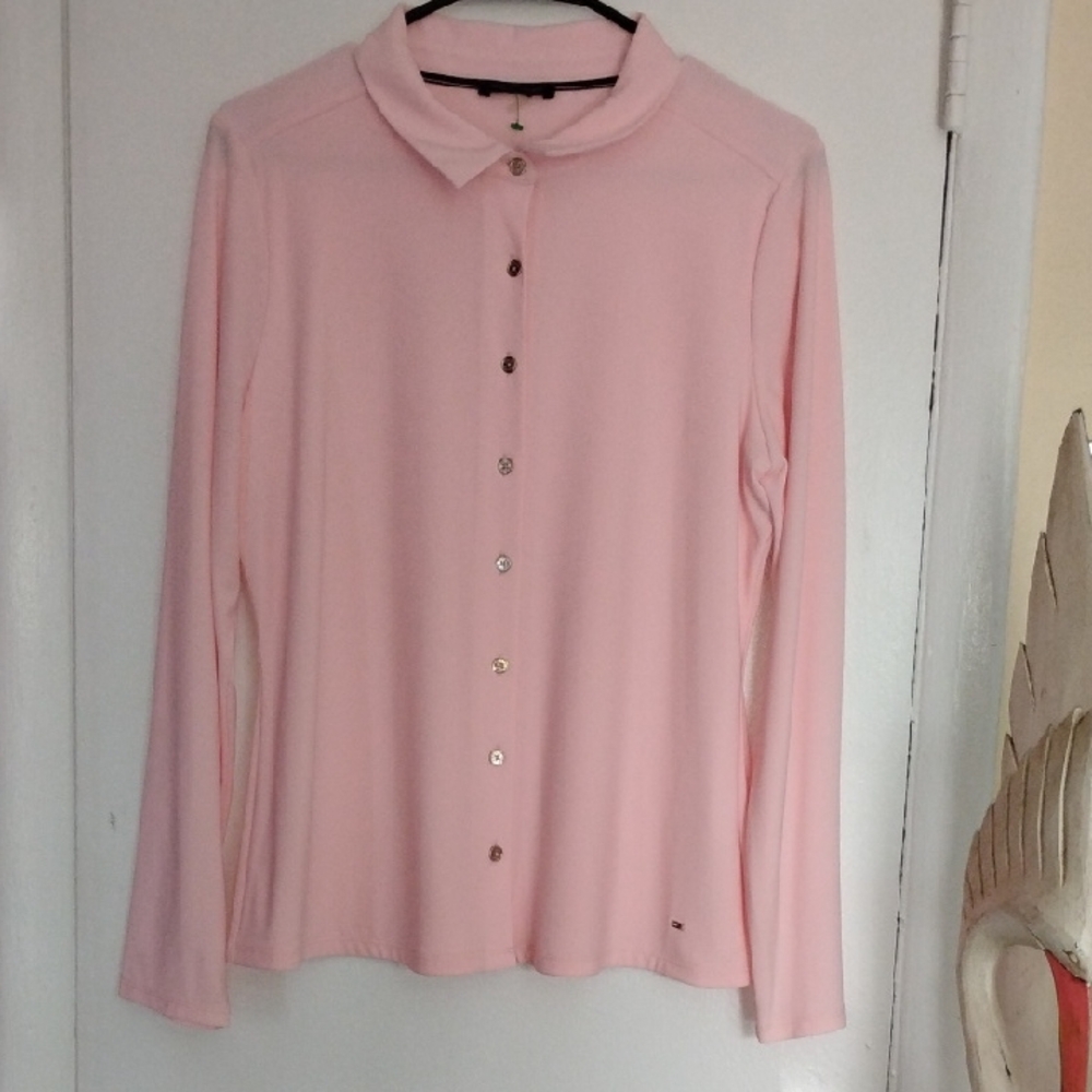 Tommy Hilfiger Light Pink Button-Down Shirt